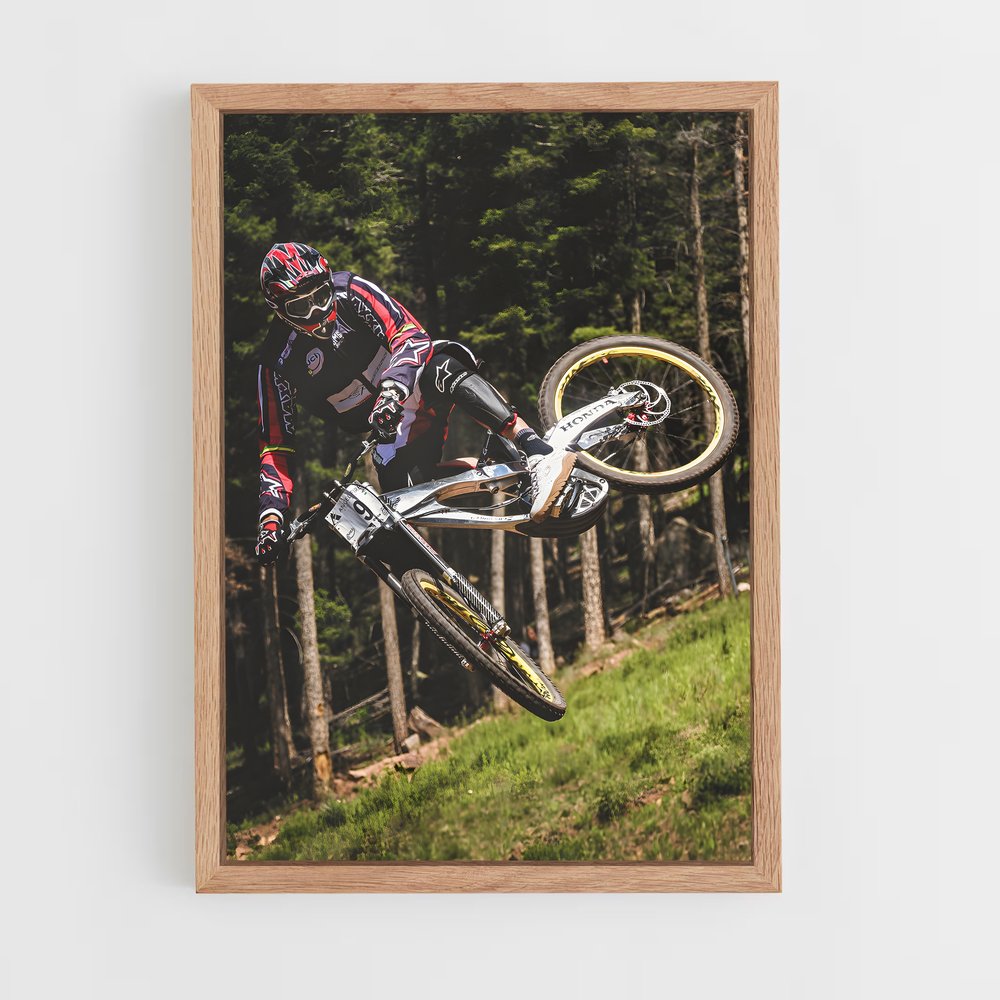 Poster Trickster à VTT – affiche Cyclisme (vue 4)